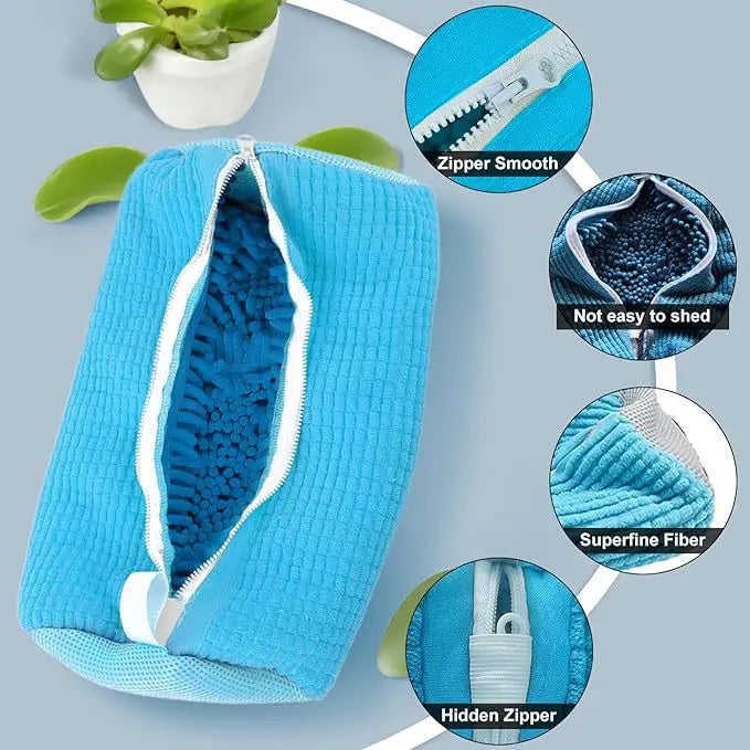 Shoes Laundry Bag Shoe Wash Bag for Washing Machine Reusable Zipper Shoe Washing Bag Sneaker Tennis Shoe Cleaner Kit Remove Dirt